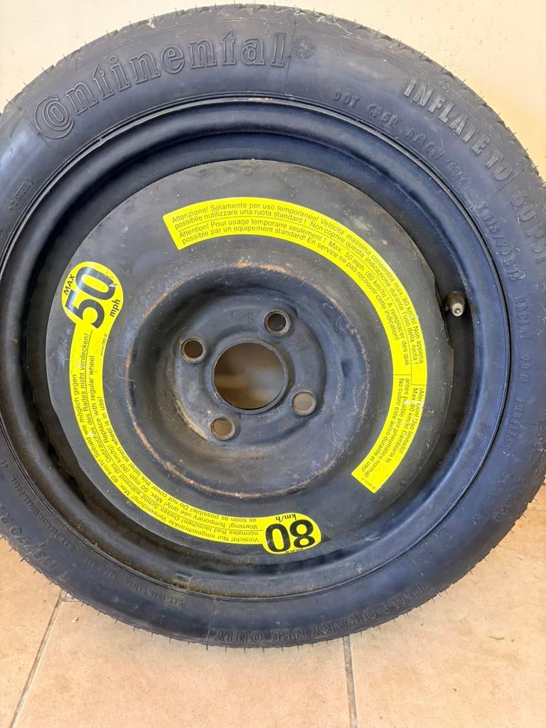 Vw reserverwiel r15 4steek, Ophalen, Zo goed als nieuw