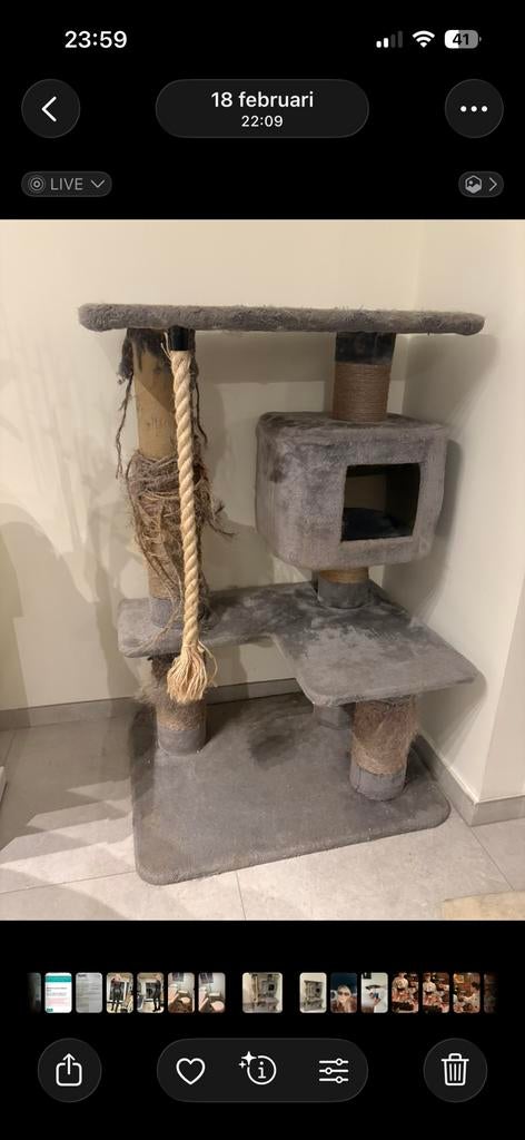 Krabpaal voor grote katten, Dieren en Toebehoren, Krabmeubelen, Ophalen, Zo goed als nieuw, Krabpaal