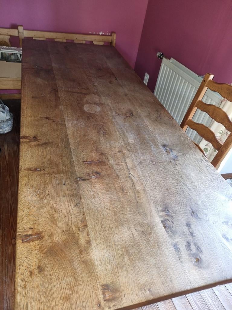 Table en chêne, Maison & Meubles, Ameublement | Revêtements de sol, Enlèvement