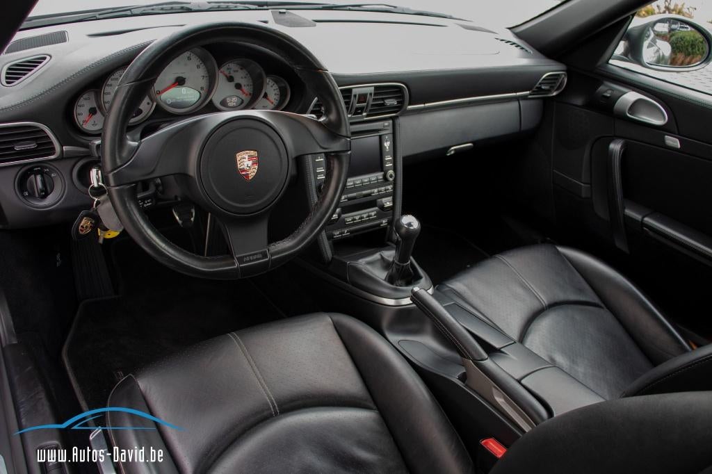 Porsche 997 911 Carrera 4S 3.8i Manueel Coupé / 1 EIGENAAR, Auto's, Porsche, Zwart, 259 g/km, Leder, Bedrijf