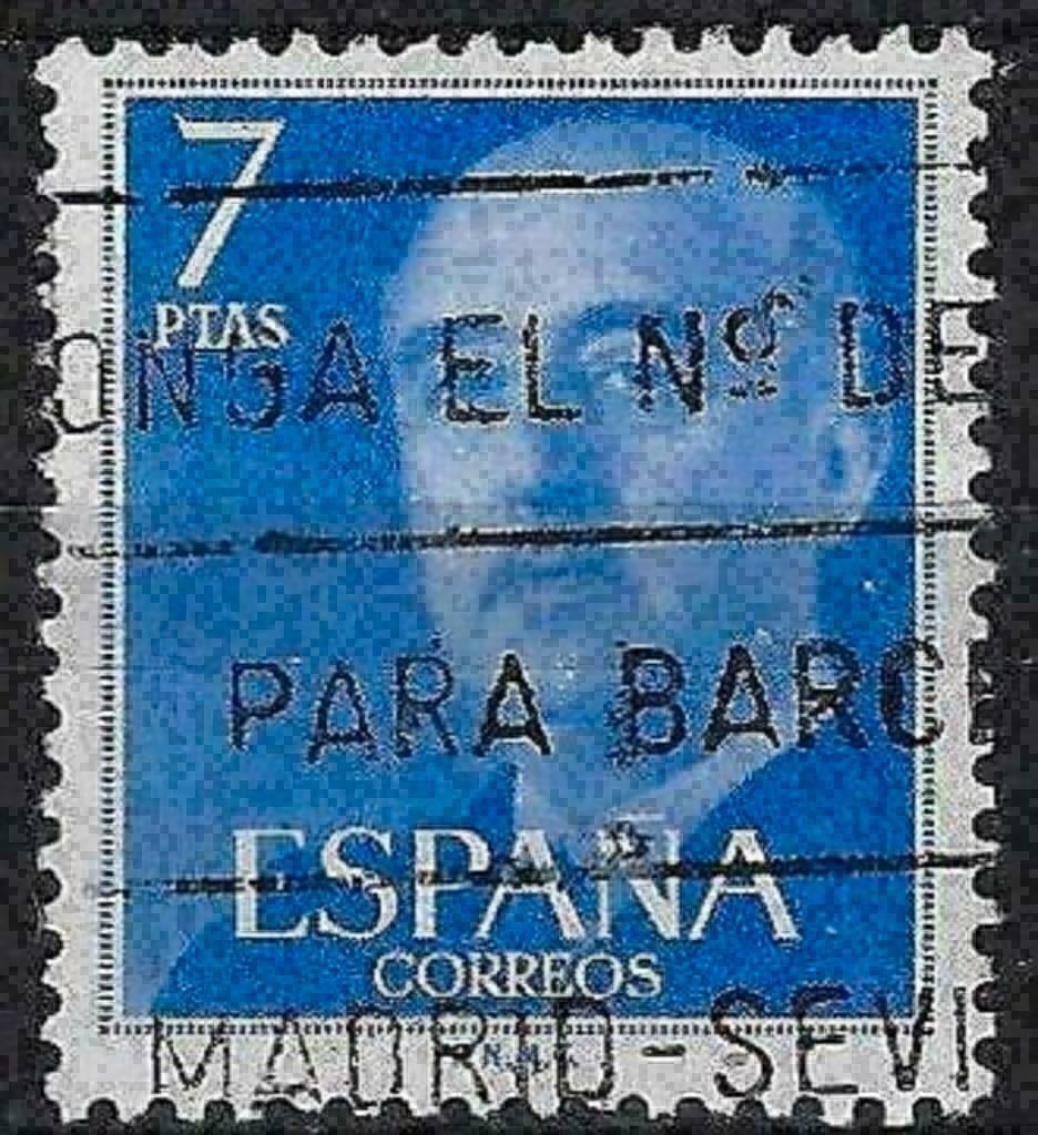 Espagne 1974 - Yvert 1880 - Courante Reeks - Franco (ST), Timbres & Monnaies, Timbres | Europe | Espagne, Envoi, Affranchi