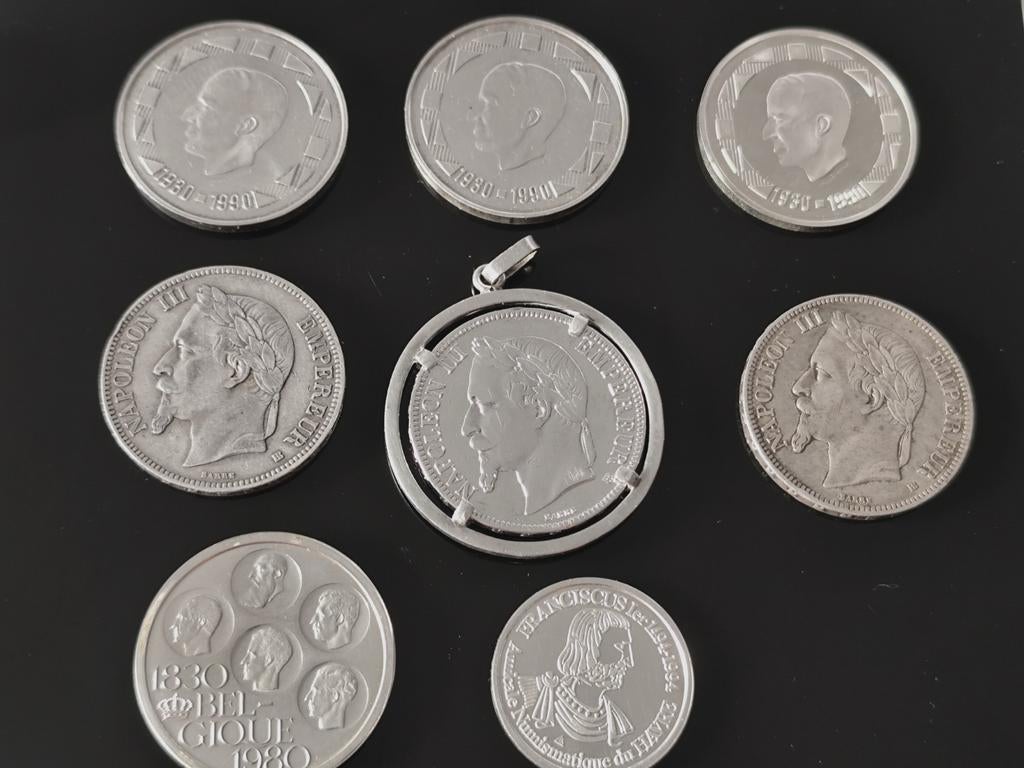 Leopold 3 BB 500 frank Belgische zilveren munten en zeldzame, Postzegels en Munten, Zilver, Zilver