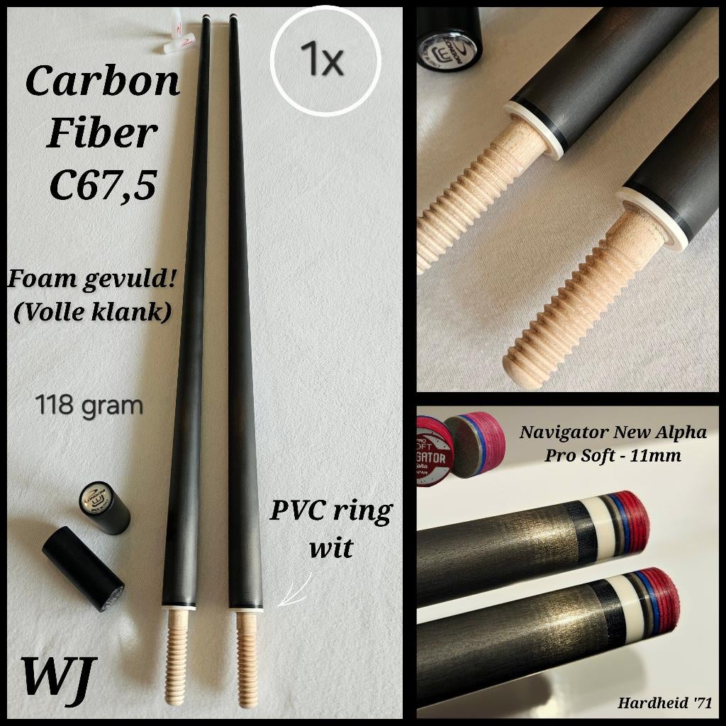 1x Carbon C67,5 Navigator Pro S - 11mm top voor Longoni WJ, Ophalen of Verzenden, Nieuw, Keu of Ballen