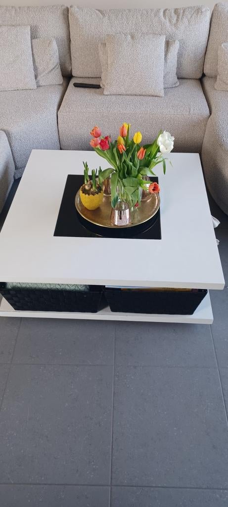 Salontafel wit, Huis en Inrichting, Tafels | Salontafels, Ophalen