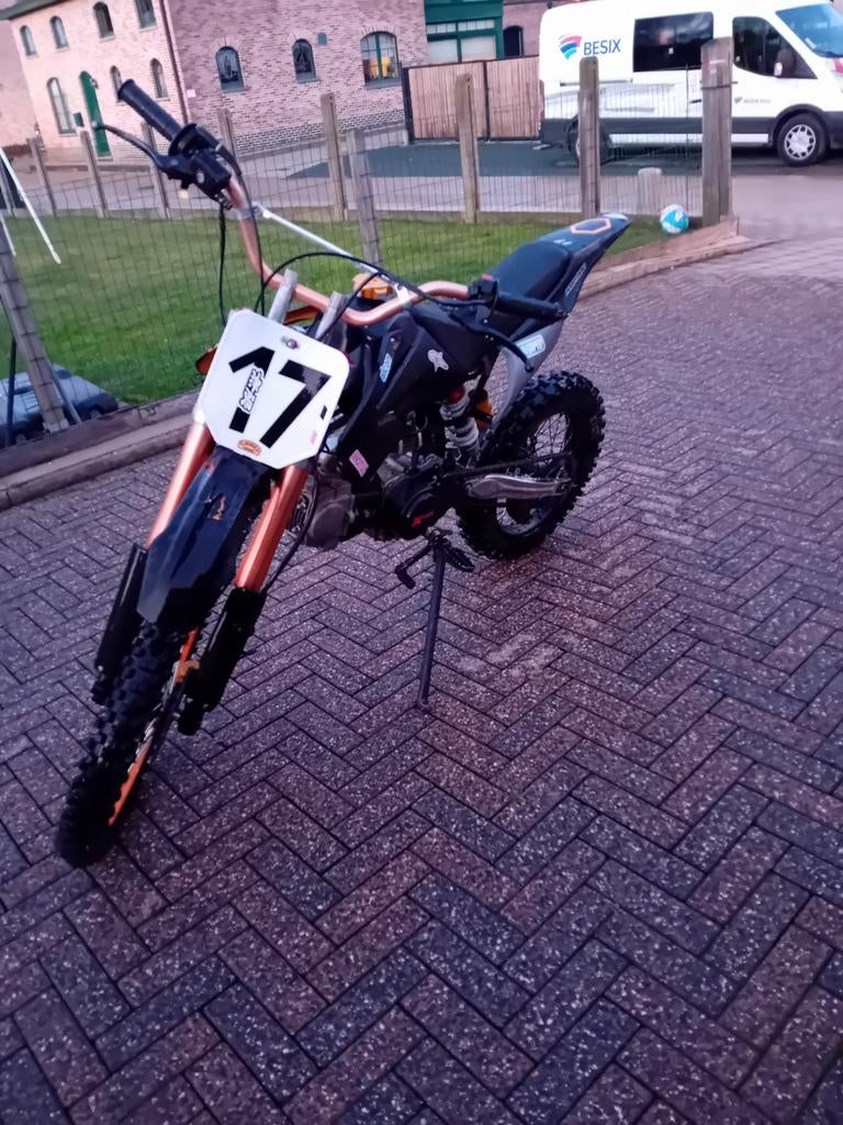 Pit bike 125cc, Vélos & Vélomoteurs, Mini Bikes, Midi Bikes & Pit Bikes, Enlèvement, Utilisé, 124 cm³, Pit Bike