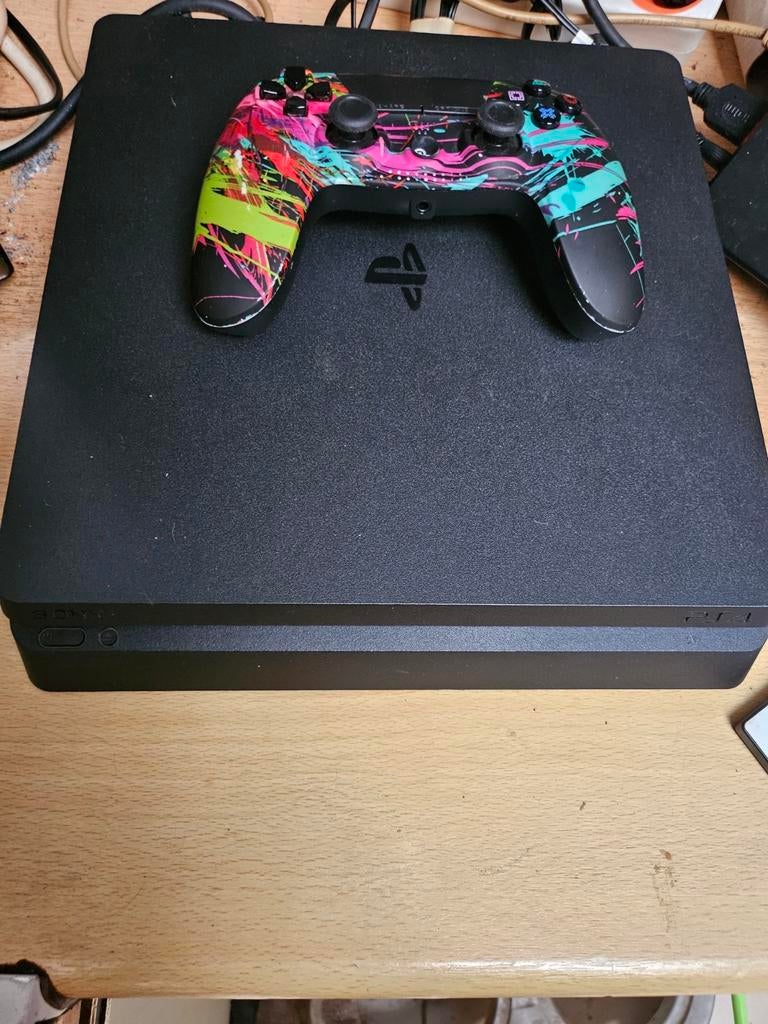 PS4 slim 1 TB, Games en Spelcomputers, Spelcomputers | Sony PlayStation 4, Ophalen, Zo goed als nieuw, Slim