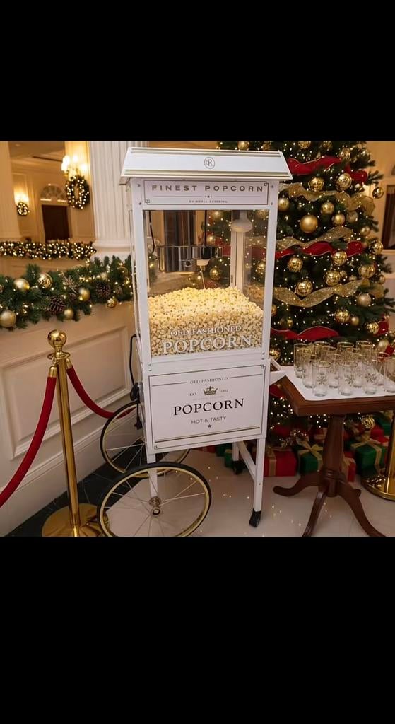 Verhuur van popcornmachines, Ophalen of Verzenden, Zo goed als nieuw