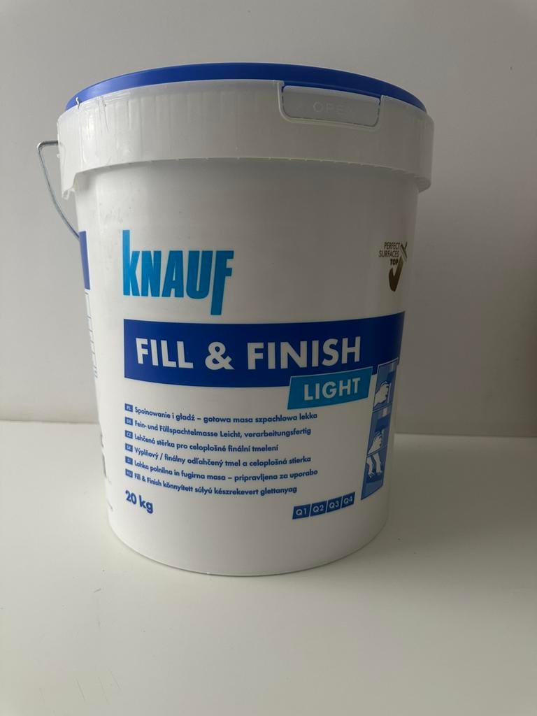 Fill et finish knauf, 20 litres ou plus, Enlèvement, Neuf