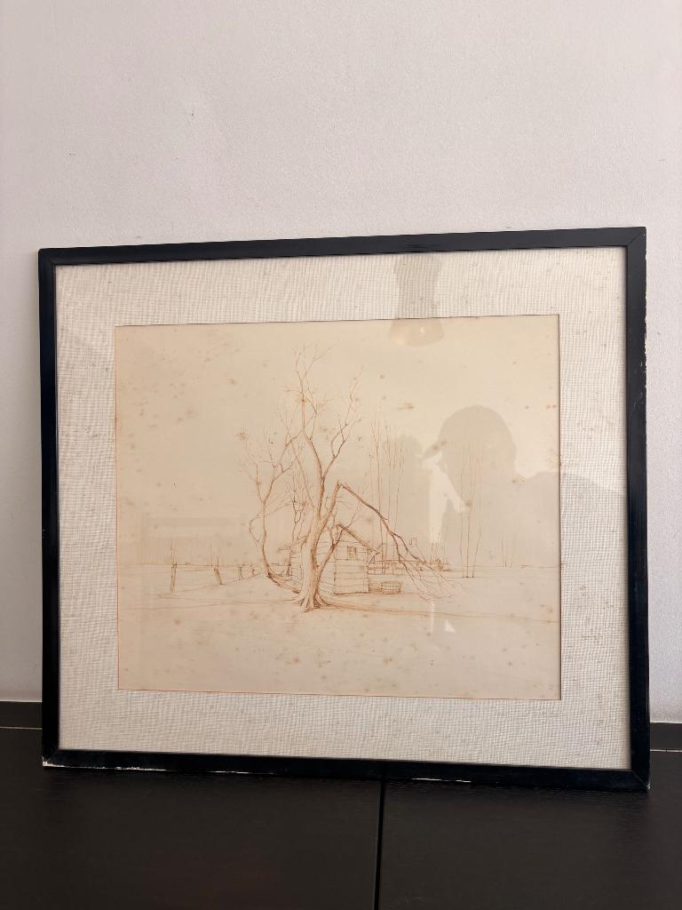 Schilderij Tuur De Rijbel, Ophalen