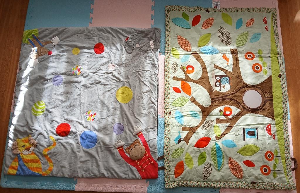 2x tapis d'éveil bébé avec sac de rangement, Enfants & Bébés, Enlèvement, Utilisé, Baby Gym