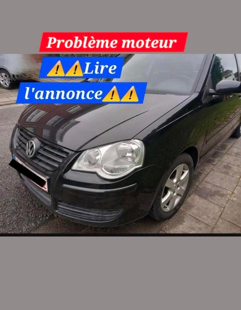 Polo 1.2 Essence 2009, Autos, Volkswagen, Particulier, Polo, Essence, Euro 4, 3 portes, Boîte manuelle, Noir, Gris, Tissu, Enlèvement