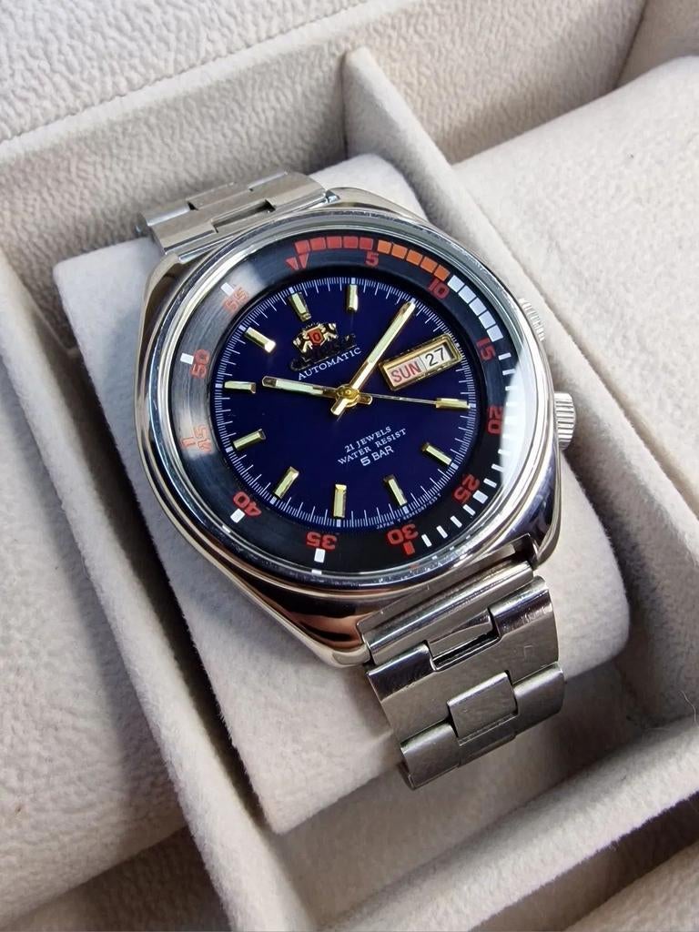 Orient King Diver automatic, Handtassen en Accessoires, Horloges | Antiek, Staal