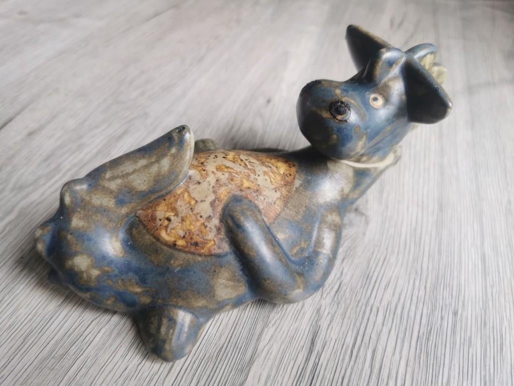 Antieke Olielamp Draak, Ophalen