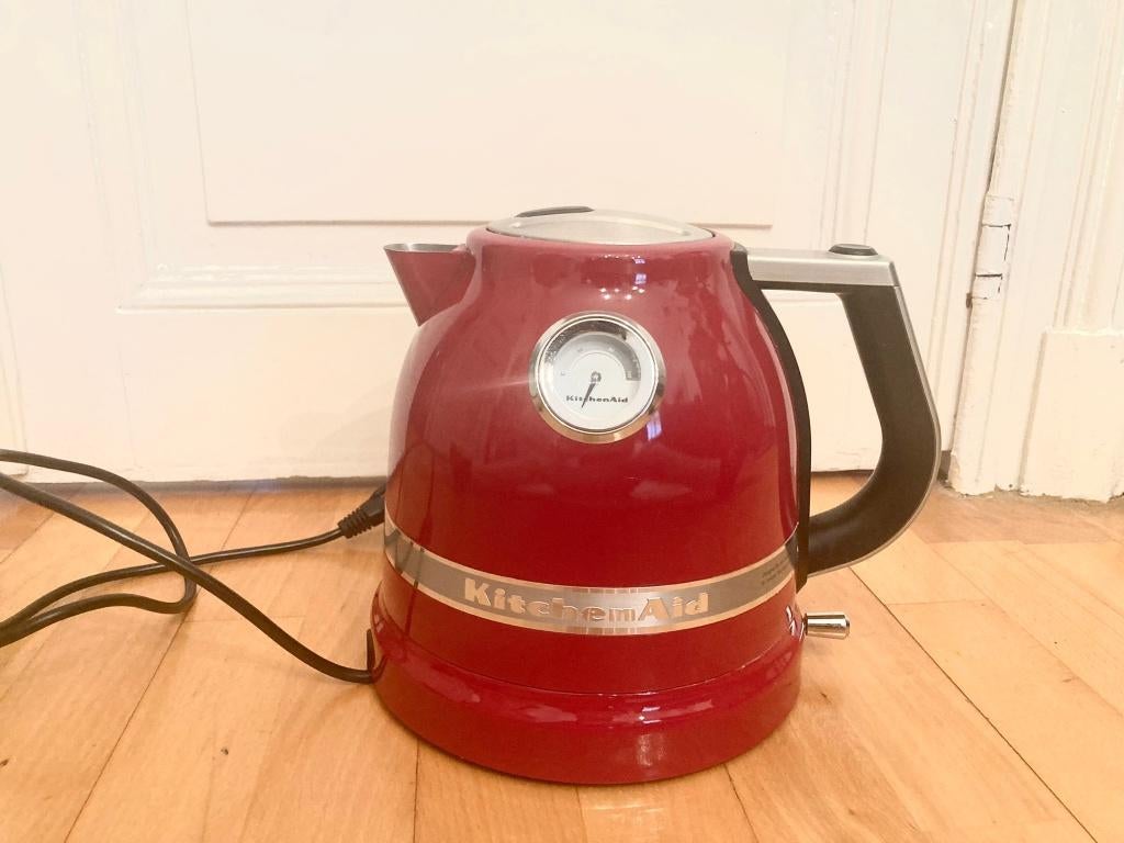 Bouilloire KitchenAid Artisan rouge - température réglable, Electroménager, Enlèvement, Comme neuf
