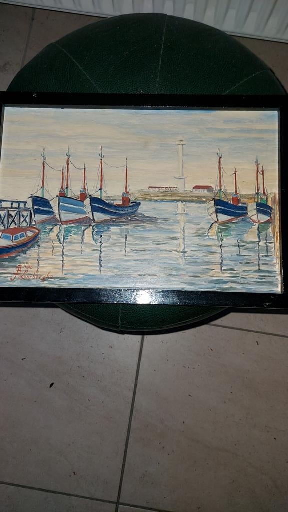 Peinture f.van Lerberghe 32x22 cm., Enlèvement