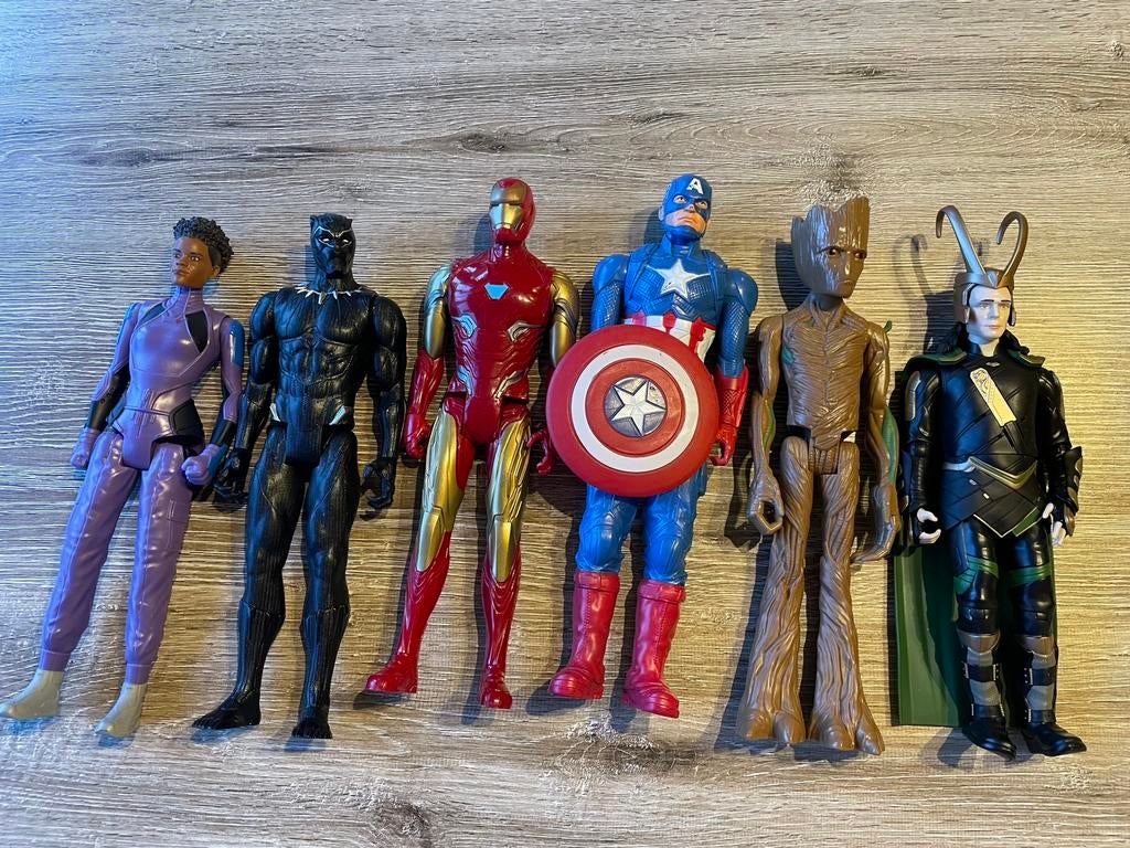 Lot de 6 figurines Marvel, Collections, Enlèvement, Utilisé