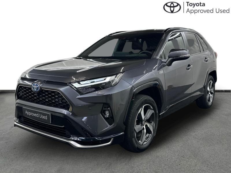 Toyota RAV-4 Premium Plus AWD PHEV, Autos, Toyota, Argent ou Gris, Achat, 2487 cm³, Noir