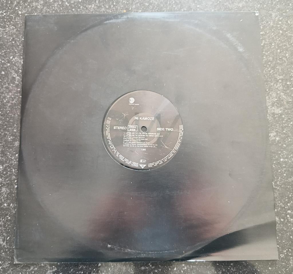 Ini Kamoze - Listen me tic, Cd's en Dvd's, Vinyl | Dance en House, Ophalen of Verzenden, Gebruikt, 12 inch, Techno of Trance