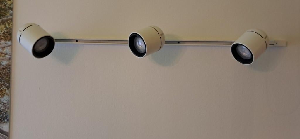 Ensemble d'éclairage sur rail vintage rare STAFF Lights, Enlèvement, Comme neuf, Space Age