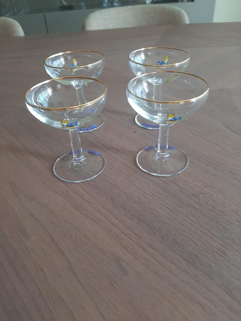 4 vintage "babycham" glaasjes, Collections, Enlèvement ou Envoi, Neuf, Autres types