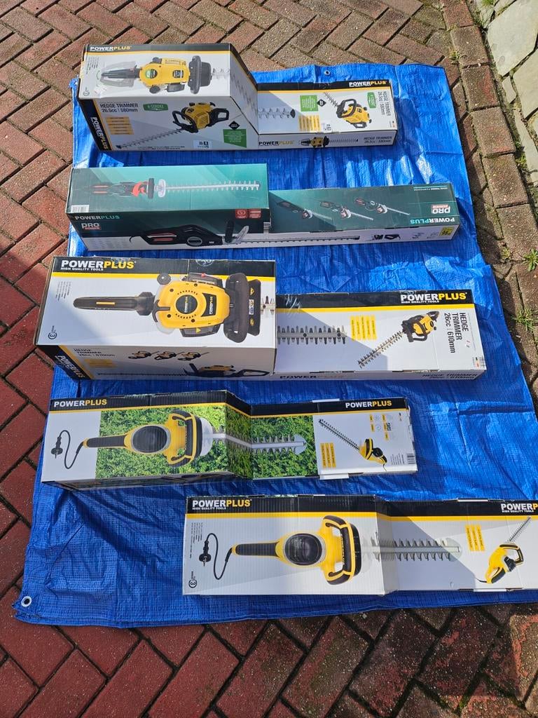 Benzine Of elektrische heggenscharen nieuwe in Houthalen, Ophalen, Benzine