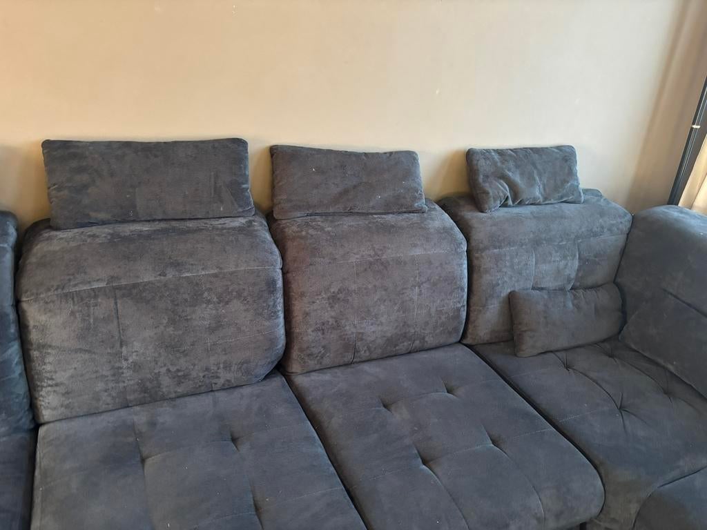 Luxe grote hoekbank (U-vorm) – zo goed als nieuw, Maison & Meubles, Canapés | Coins salons complets, Comme neuf, Tissus, Enlèvement