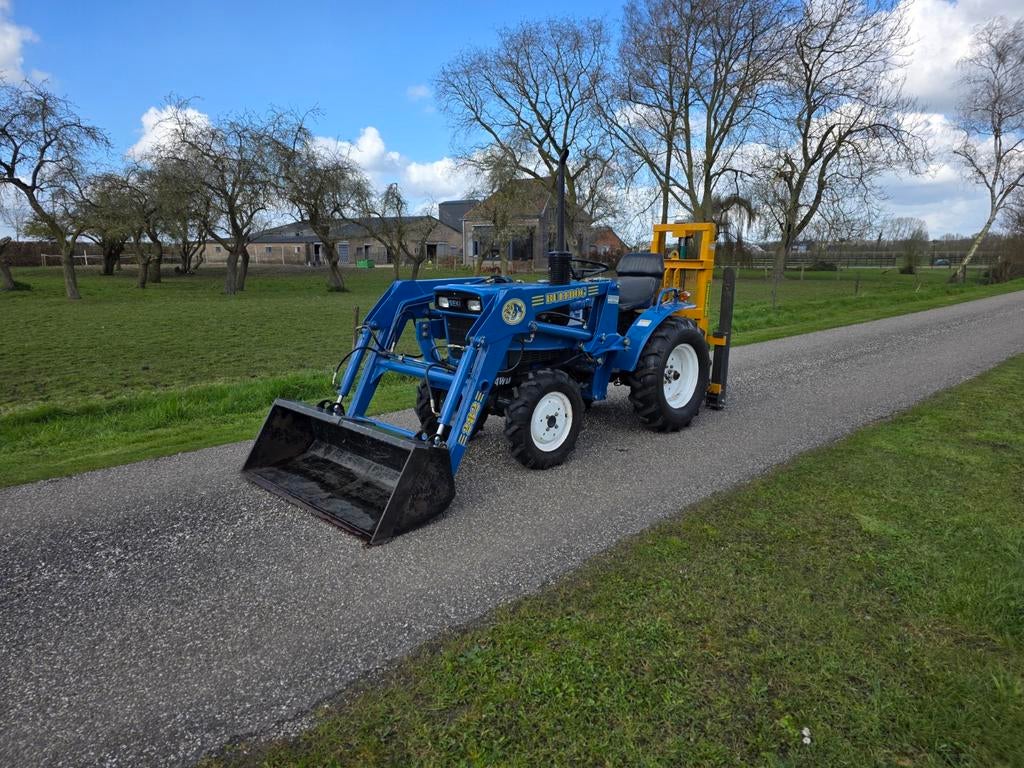 Iseki tx1410 met voorlader + Hefmast Agromec, Autres marques, Enlèvement ou Envoi, Jusqu'à 2500, Jusqu'à 80 ch