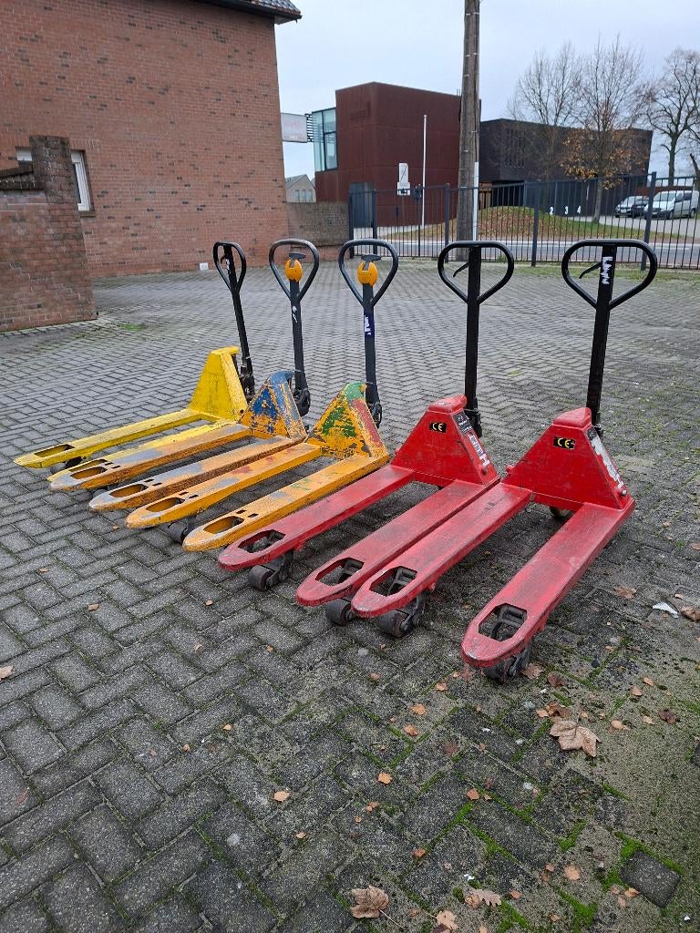 transpaletten ook met lange vorken, Bricolage & Construction, Transpalettes, Enlèvement, Utilisé