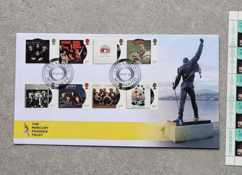 Freddie Mercury Queen postzegels nieuw, Ophalen of Verzenden, Nieuw, Overige typen
