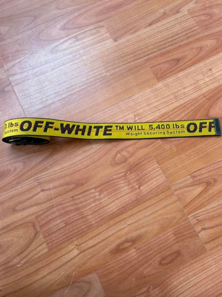 Off white riem, Kleding | Heren, Riemen en Ceintuurs, Ophalen, Zo goed als nieuw