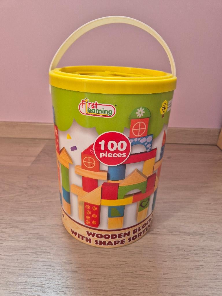 Construction First Learning 100 pièces, Kinderen en Baby's, Ophalen, Zo goed als nieuw