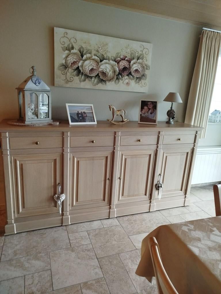 Eetplaats, Huis en Inrichting, Complete eetkamers, Ophalen, Zo goed als nieuw, Landelijk, 4 tot 6 stoelen