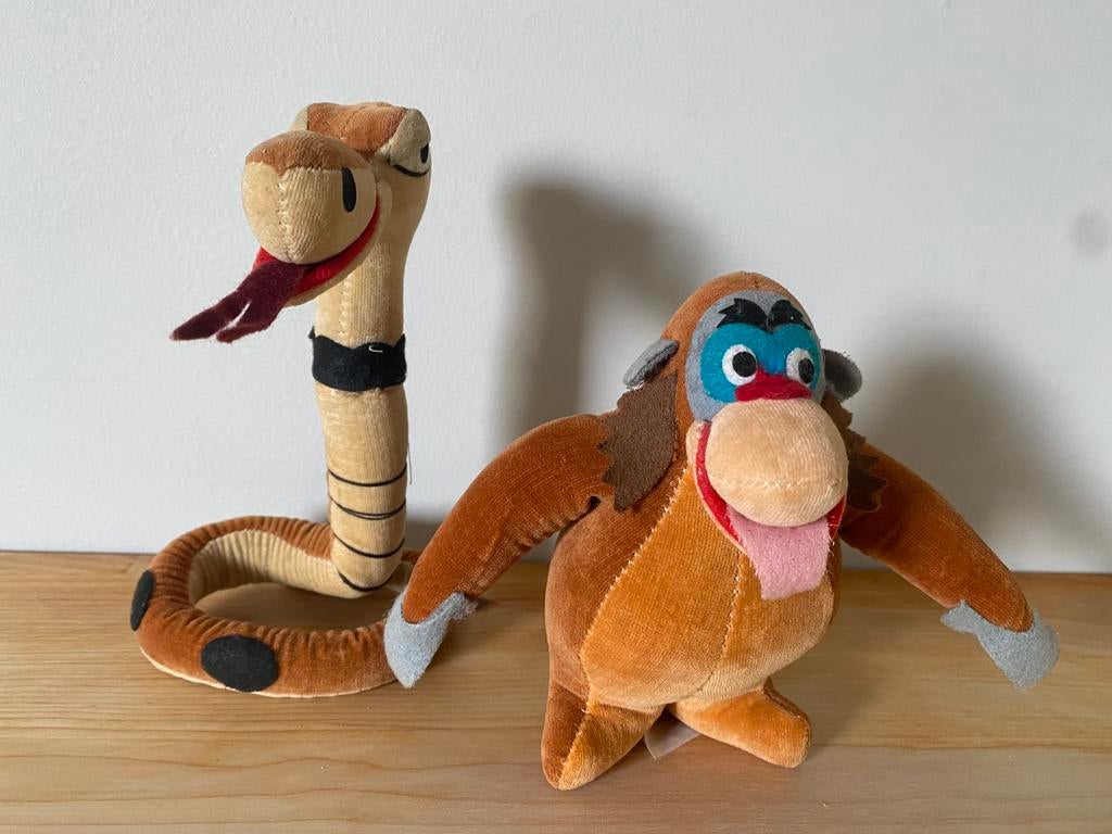 2 vintage Jungle Book figuurtjes 1966, Verzamelen, Ophalen of Verzenden, Zo goed als nieuw