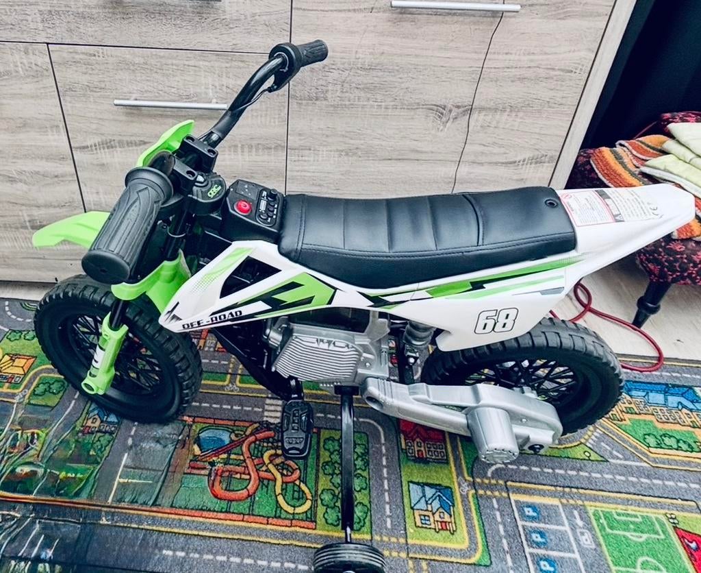 Elektrische kindermotor cross-bike 12Volt, Ophalen, Gebruikt
