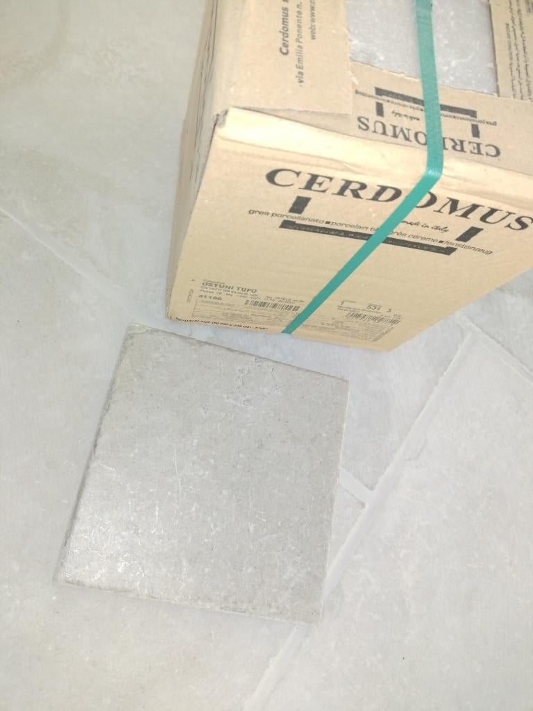 vloertegels Cerdomus Effeto P. di Ostuni Tufo, Doe-het-zelf en Bouw, Tegels, Ophalen, Keramiek, Nieuw, 10 m² of meer