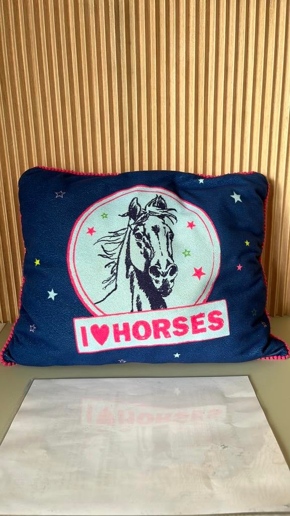 Kussen paard 30cm op 40 cm, Enlèvement, Comme neuf, Cheval