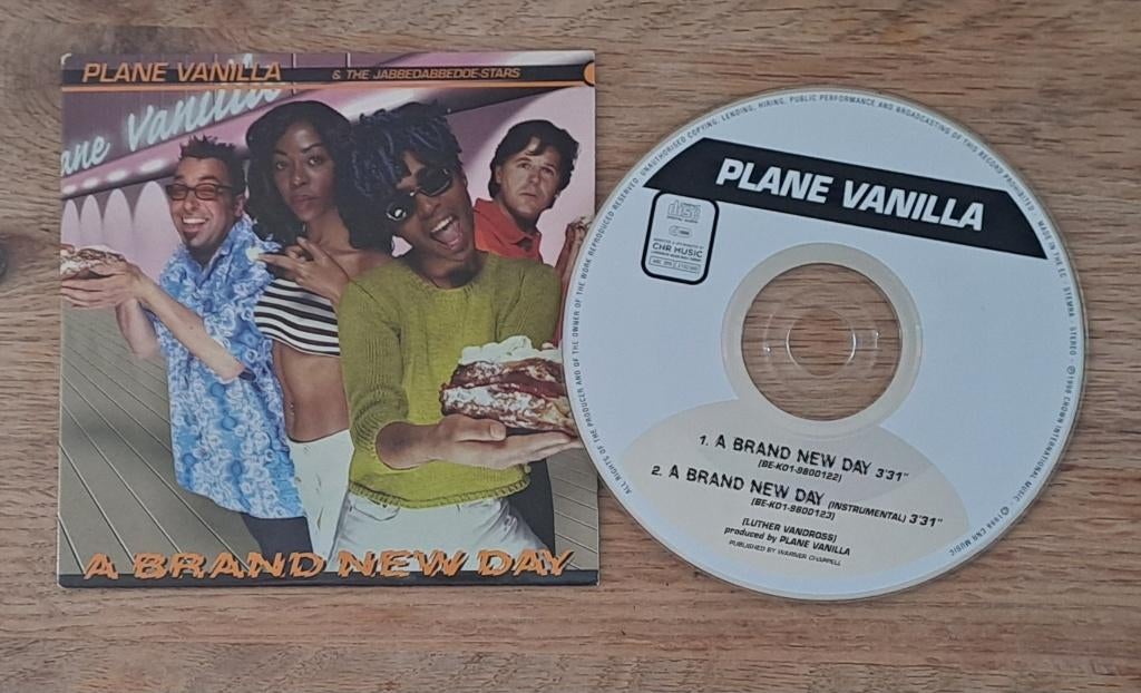 Plane Vanilla & the Jabbedabbedoe-stars - A Brand New Day, Cd's en Dvd's, Cd Singles, Zo goed als nieuw, Pop, 1 single, Ophalen of Verzenden