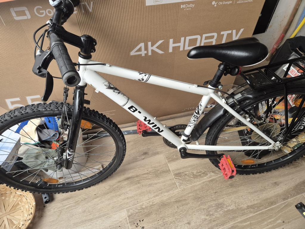 Fiets b-twin, Fietsen en Brommers, Fietsen | Jongens, Ophalen, Gebruikt, 22 inch