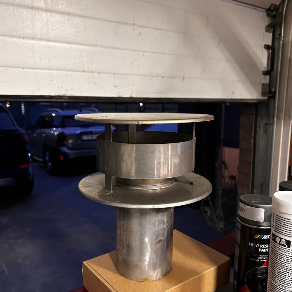 Inox schouwkap, Ophalen, Zo goed als nieuw