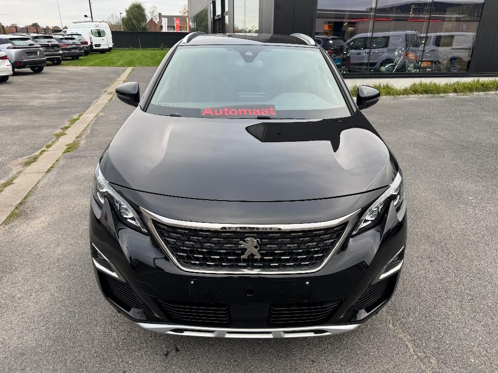 Peugeot 3008 1.2 automaat GT Line heel veel opties, Auto's, 1199 cc, Zwart, 5 deurs, 3 cilinders