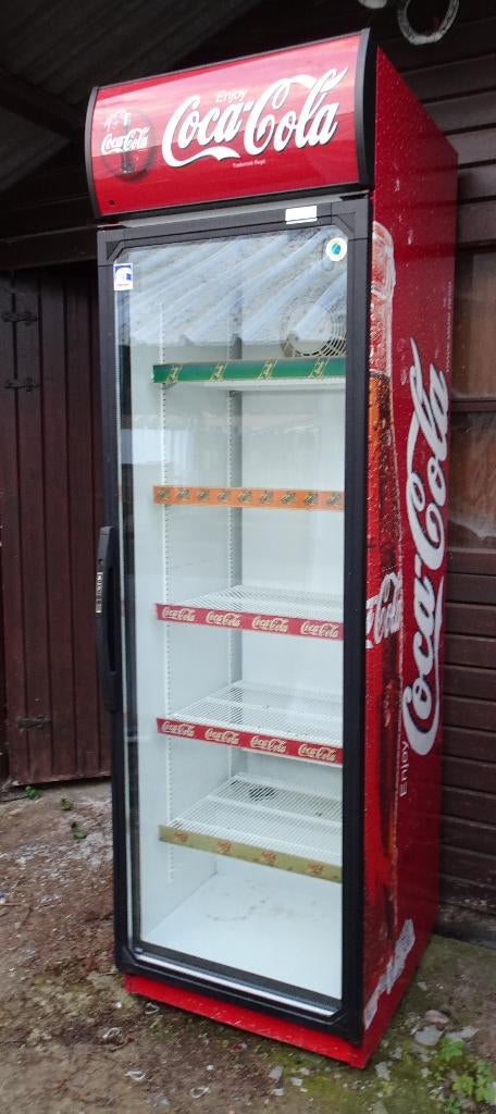 PORTE VITRÉE VINTAGE POUR RÉFRIGÉRATEUR COCA COLA, Electroménager, Réfrigérateurs & Frigos, 160 cm ou plus, Sans bac à congélation