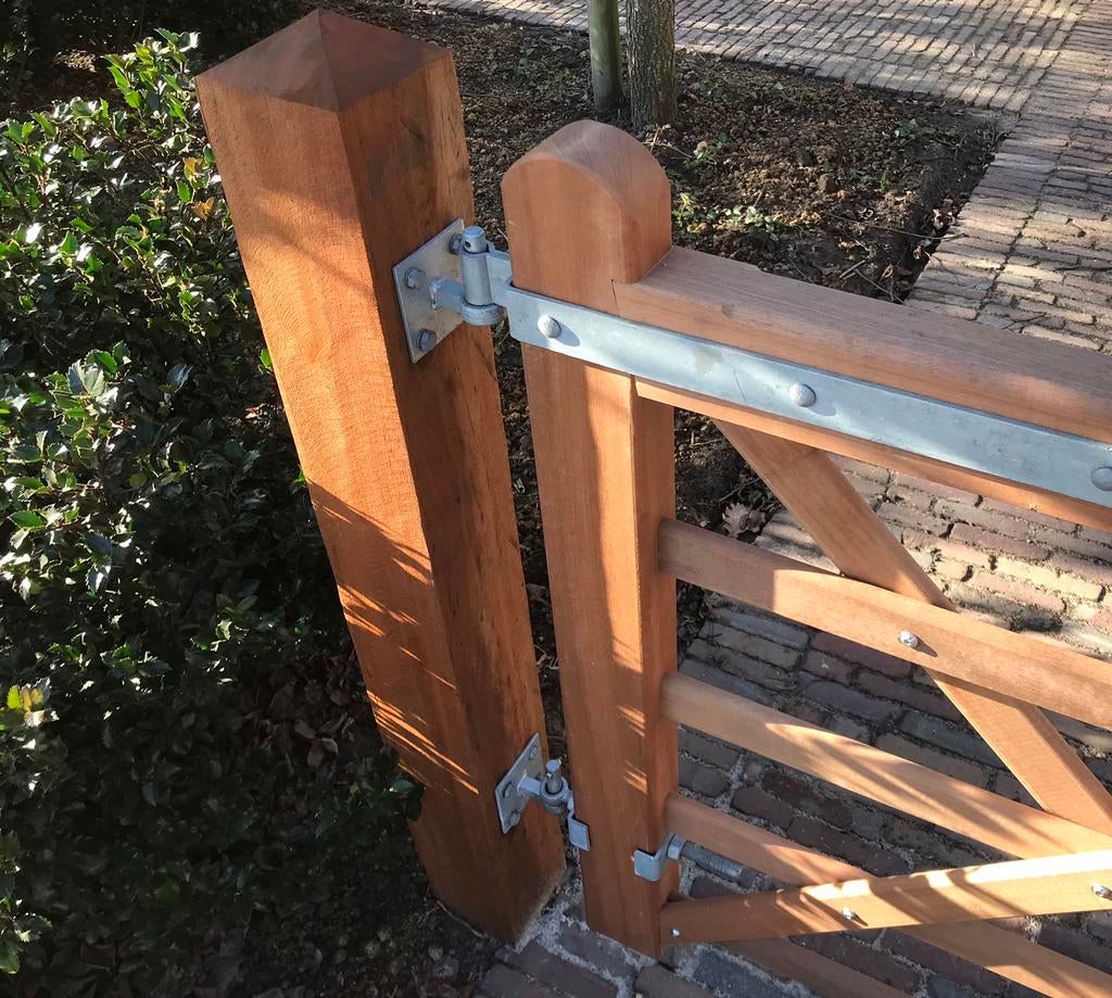 HEKPALEN  BALKEN  AZOBE, Tuin en Terras, Ophalen