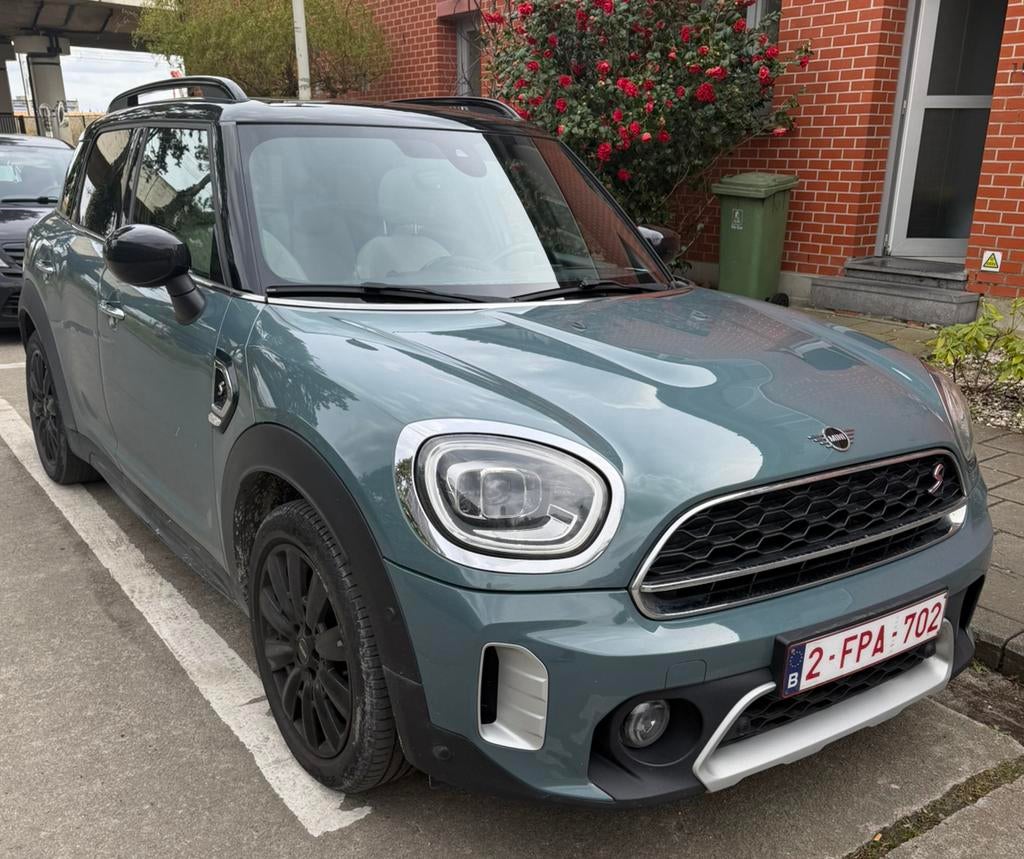 UNIEK: Full Option Mini Cooper Countryman 2021-190pk, Auto's, Countryman, Leder, Diesel, 5 deurs