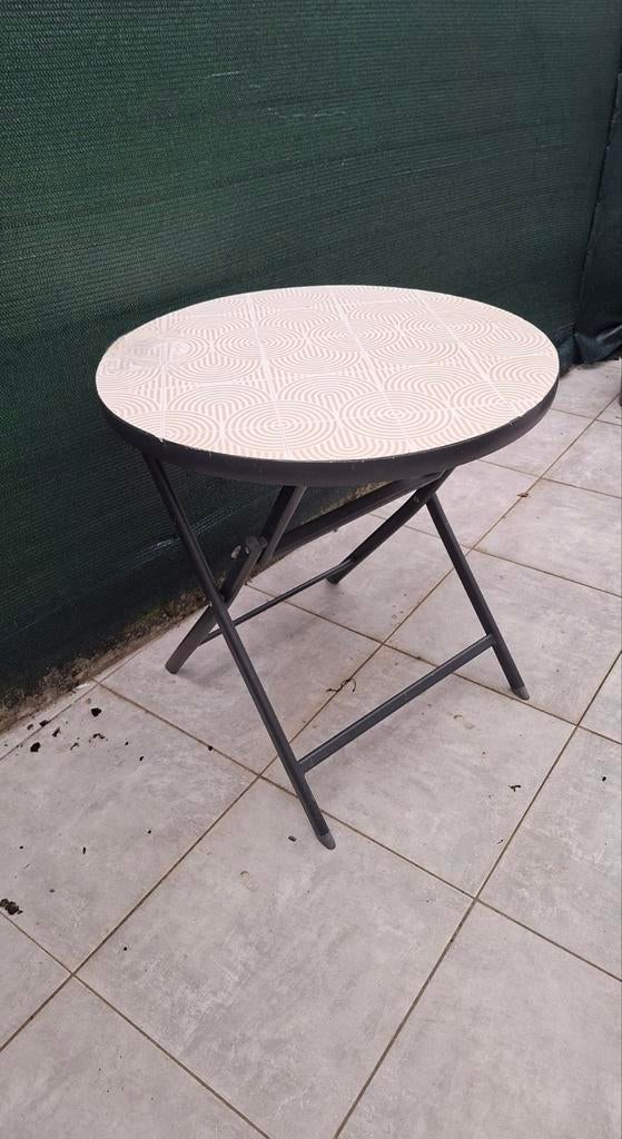 Tuintafel, Tuin en Terras, Tuintafels, Ophalen, Rond, Metaal