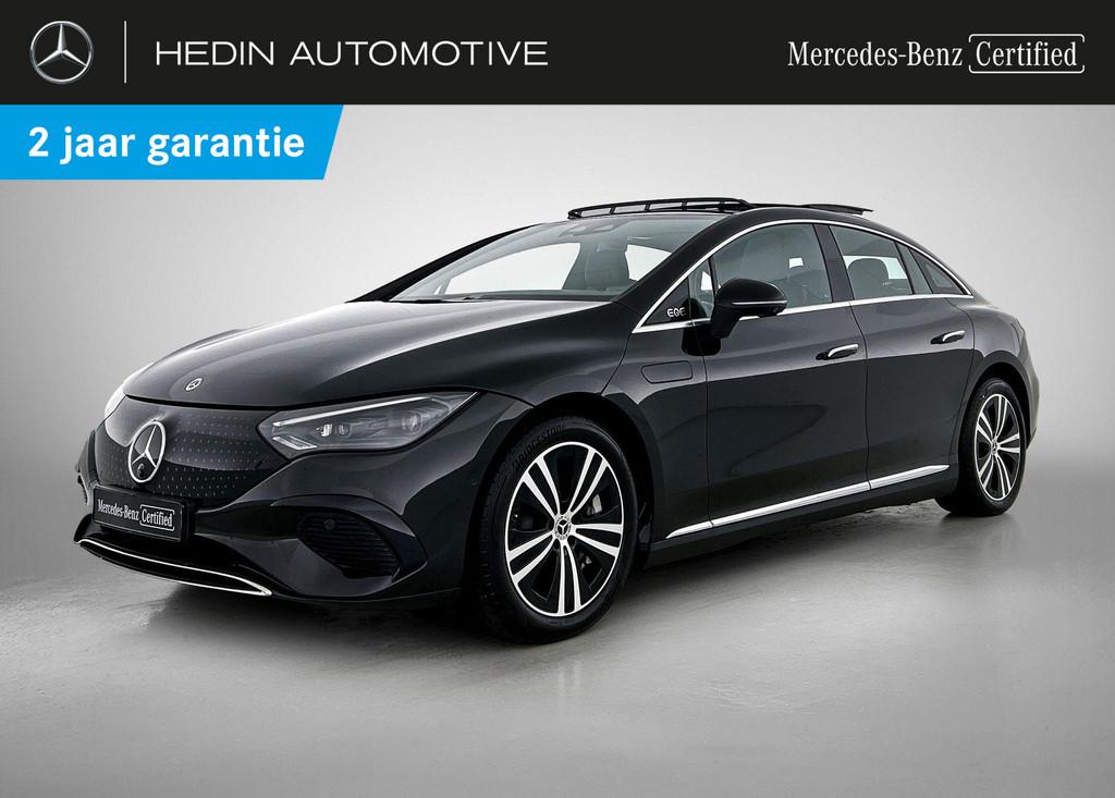 Mercedes-Benz EQE-Klasse 350 Berline Luxury Line Panoramisch, Auto's, Automaat, Zwart, EQE, 750 kg