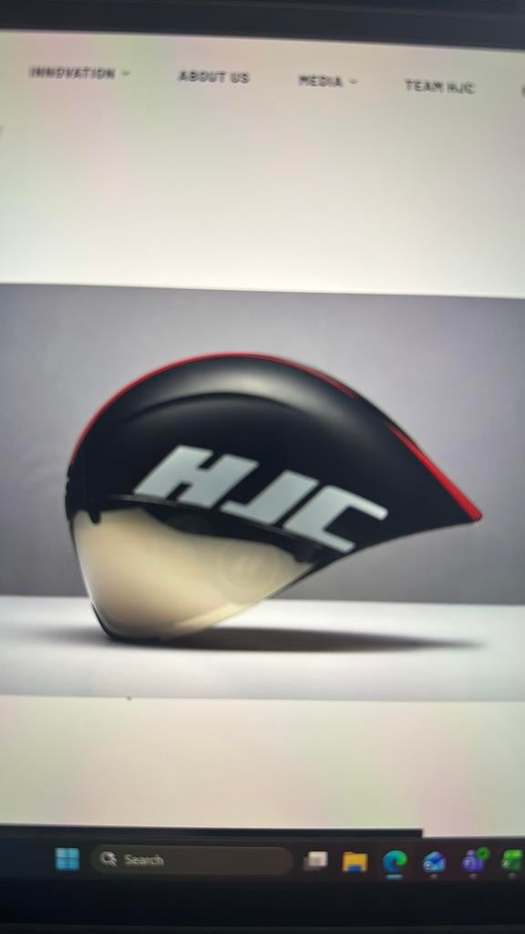 HJC Tîme Trial helm (small), Fietsen en Brommers, Fietsaccessoires | Fietshelmen, Ophalen