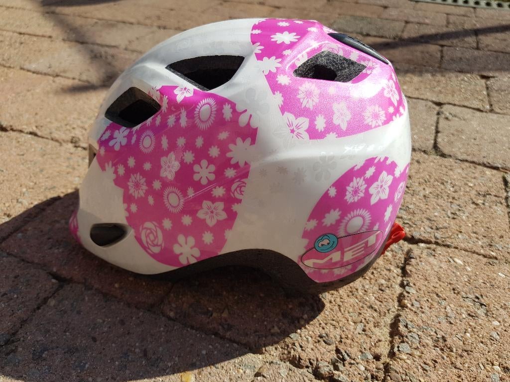 Fietshelmpje voor meisje, Fietsen en Brommers, Ophalen, Zo goed als nieuw, Meisje, MET