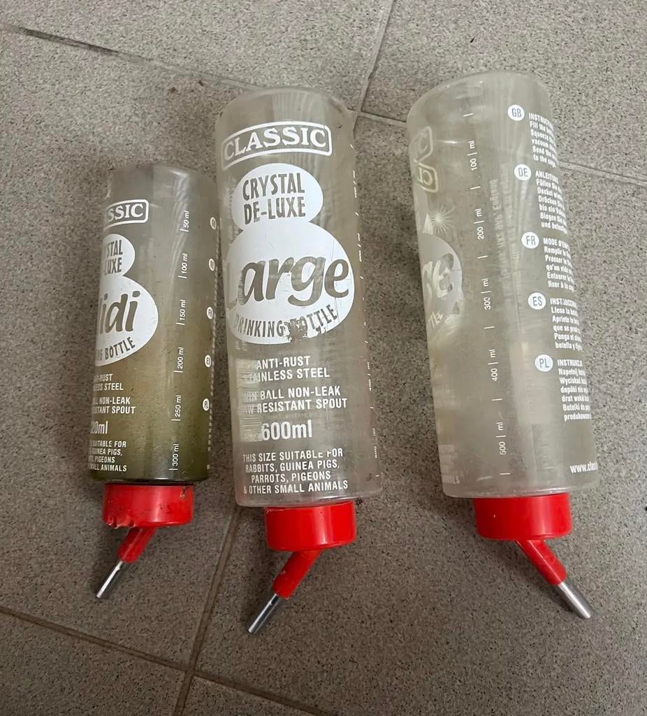 Gratis drinkflessen knaagdieren, Dieren en Toebehoren, Ophalen, Zo goed als nieuw