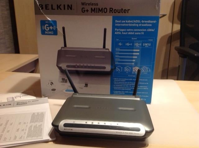 Belkin mimi G+ Router, Informatique & Logiciels, Enlèvement, Utilisé, Routeur, Belkin