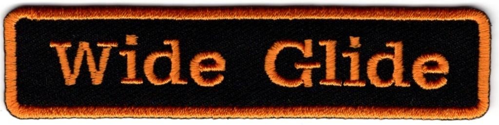 Harley Davidson Wide Glide stoffen opstrijk patch embleem #1, Motoren, Accessoires | Overige, Verzenden, Nieuw